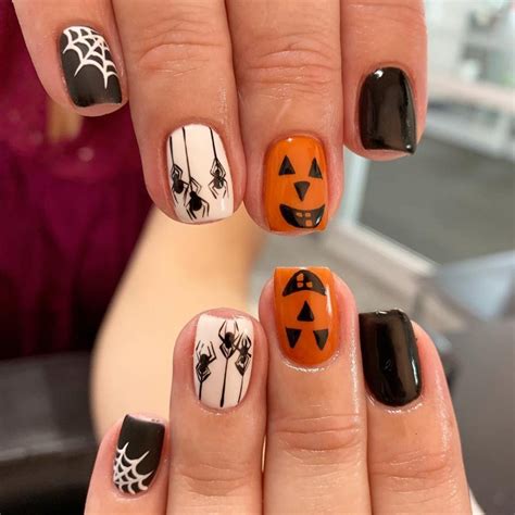 Halloween Nail Art Ideas Spooky Halloween Halloween Nail Art Easy