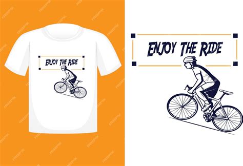 Premium Vector Enjoy The Ride Tshirt Design