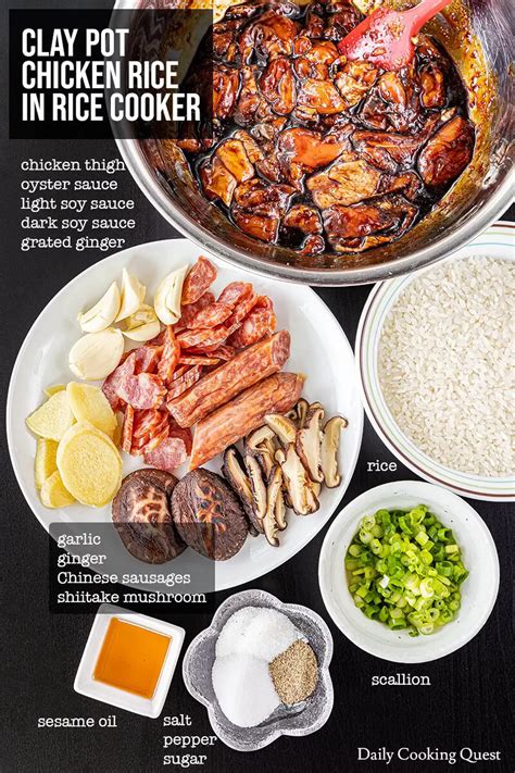 clay pot chicken rice  rice cooker recipe rice cooker recipes