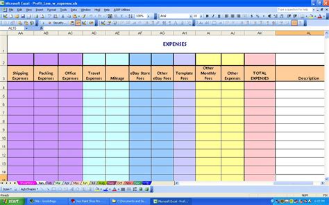 How To Make A Monthly Bill Spreadsheet with Monthly Bills Spreadsheet Template Excel ...