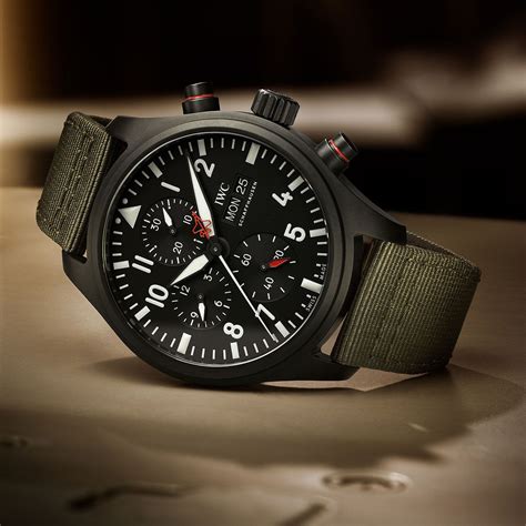 Jet Black Iwc Launches Pilot S Watch Chronograph Top Gun Edition Sfti