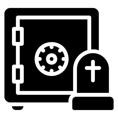 safe glyph icon 27468955 Vector Art at Vecteezy