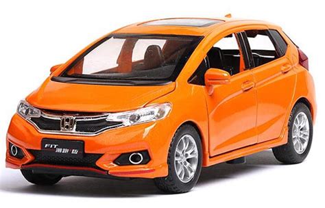 132 Scale Red Orange White Green Diecast Honda Fit Toy Nb3t249