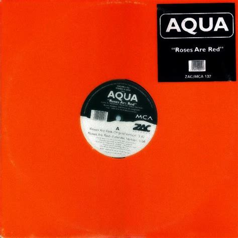 Aqua – Roses Are Red (1996, Vinyl) - Discogs