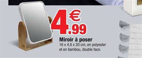 Promo Miroir Poser Chez Bazarland Icatalogue Fr