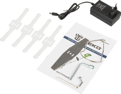 Триммер электрический DEKO DKTR21, аккумуляторный, 21В, 1.5Ач, с ЗУ ...