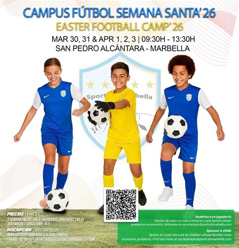 Marbella Easter Football Camp 2026 - CD Sportcab Marbella