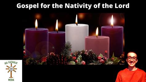 Gospel For The Nativity Of The Lord 12252020 Youtube