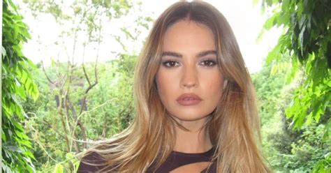 Lily James Poses Fully Naked In The Canadian Wilderness Photo