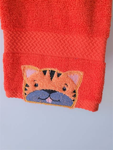 Tiger Hand Towel Hand Towel Tiger T Kids Birthday Etsy