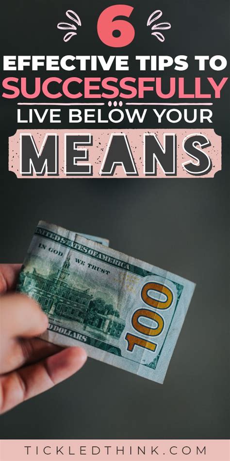 6 Effective Tips To Successfully Live Below Your Means Artofit