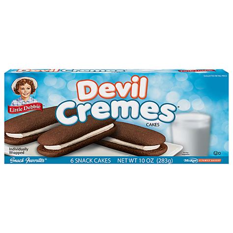 Little Debbie Snack Cakes Devil Cremes 6 Ea Donuts Pies And Snack