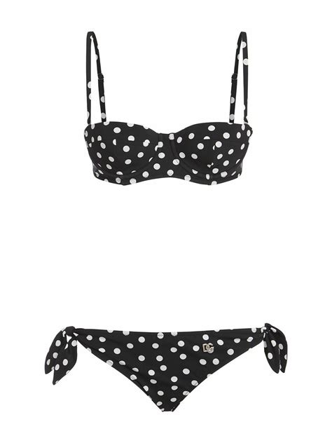 Dolce Gabbana Polka Dots Bikini Set Dolce Gabbana