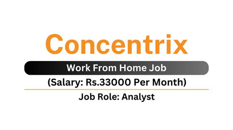 Concentrix Recruitment Work From Home Job Analyst Job Apply