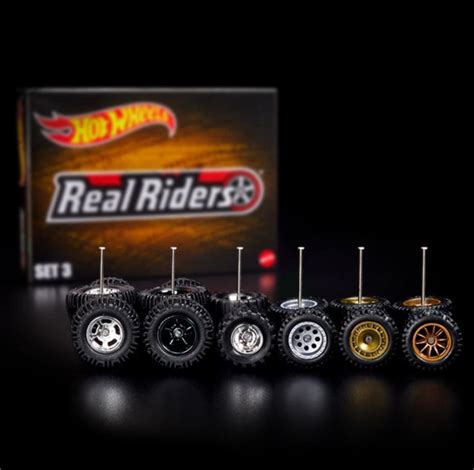Машинка Hot Wheels RLC Exclusive Real Riders Wheels Pack Комплект Хот Вилс набор колес