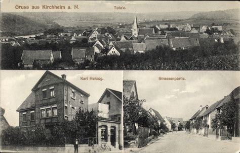 Ansichtskarte Postkarte Kirchheim Am Neckar Panorama Haus Karl