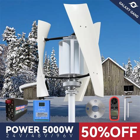 Vertical Wind Turbine 5kw Axis Maglev Plant High Voltage Generator For Home Use 5000w 2000w 24v