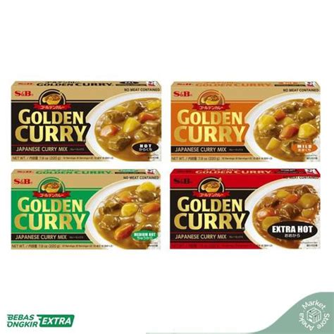 Jual S B Golden Curry 220g SAUS KARI JEPANG MEDIUM HOT 220gr Extra Hot Kota Tangerang