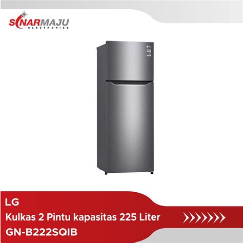 Kulkas 2 Pintu Lg 225 Liter Gn B222sqib