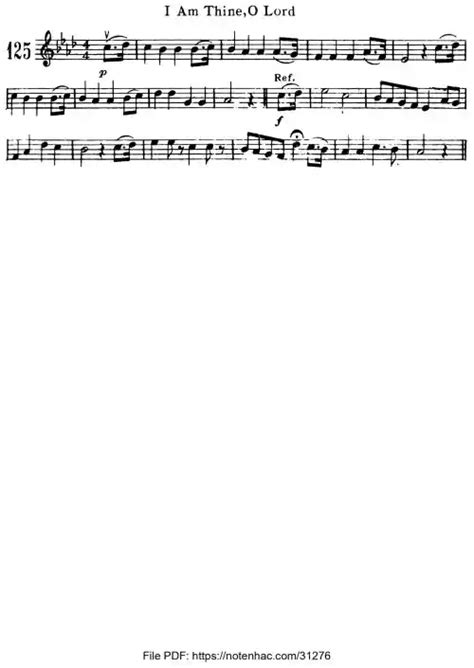 violin sheet    thine  lord   midi