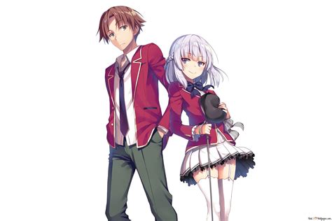 Kiyotaka Ayanokouji And Arisu Sakayanagi From Classroom Of The Elite 4k