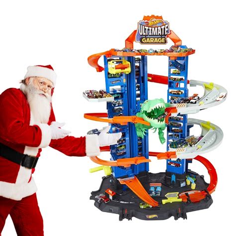 Hot Wheels City Mega Gara T Rexa Parking Xxl Cm Autka Zestaw