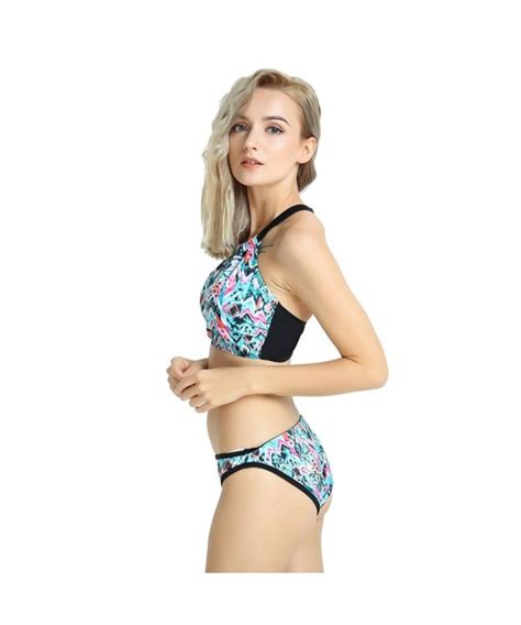 Women S Flower Printed Swimsuits Tank Padding Bikini Set Beach Swimwear Cc M M