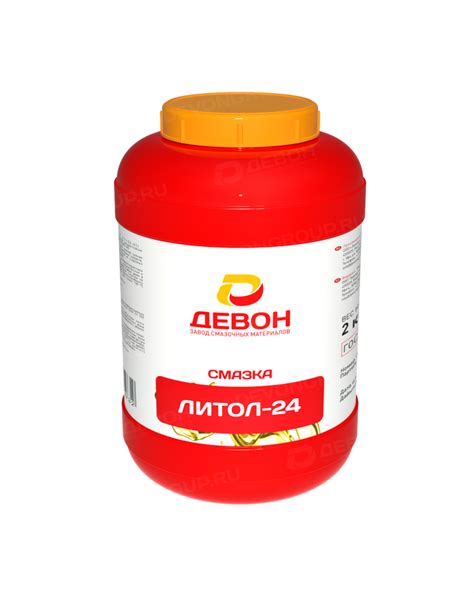 Купить Смазка Литол-24 DEVON г. Уфа 800гр по цене 0р. в Самаре ...
