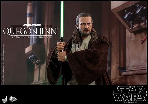 Qui Gon Jinn Star Wars Epis Dio I A Amea A Fantasma Movie Masterpiece Hot Toys Original Prime