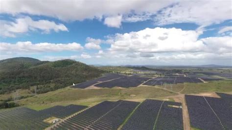 Drone Reveals Lightsource BPs Woolooga Solar Farm Project At Lower