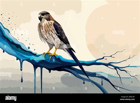 Falcon Hunting Stock Vector Images Alamy