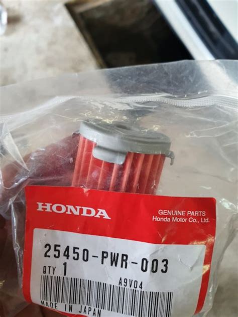 25450PWR003 Фильтр масляный АКПП Honda | Запчасти на DRIVE2