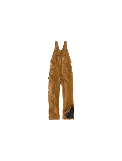 Carhartt Mens Loose Fit Firm Duck Insulated Bib Overall