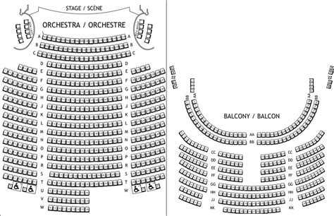 Seating Plan - Imperial Theatre