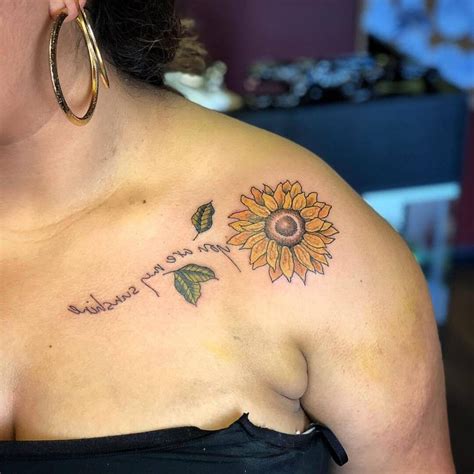 30 Best Sunflower Tattoos For Women 2021