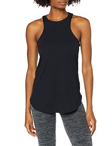 Nike W NK Dry Studio Débardeur pour Femme L Noir Blanc Athletic Tank