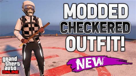 Gta New How To Make Dope Modded Checkered Outfit W Tron