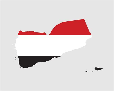 Yemen Flag Map Map Of The Republic Of Yemen With The Yemeni Country