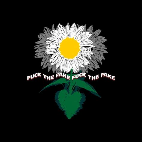 Premium Vector Fuck The Fake Slogan Simple Vintage Fashion