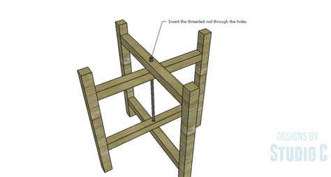 DIY Plans To Build A Cross Leg End Table Designs By Studio C