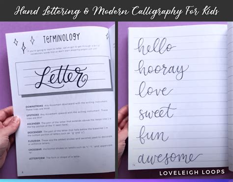 Best Calligraphy Books 2023 Beginners Kids More — Loveleigh Loops