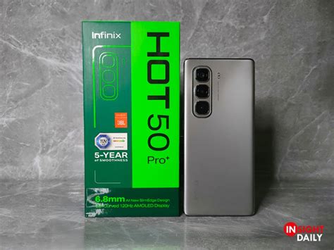 รวว Infinix HOT 50 Pro สมารตโฟนดไซนบางเบา ราคาสดคม