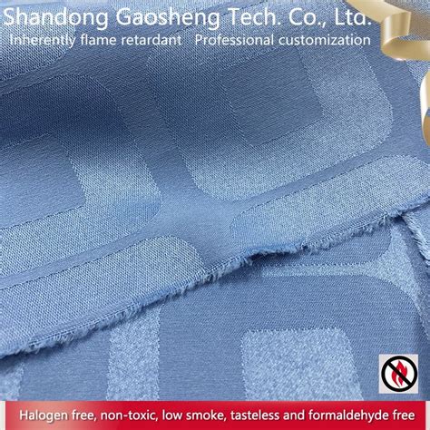 Inherently Flame Retardant Polyester Jacquard Lattice Curtain