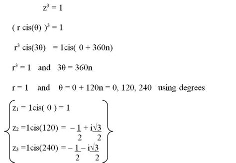 What are the roots of the equation x^7-1 = 0? - Quora