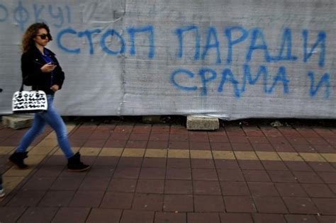 Powerful Photos Show The First Gay Pride March In Serbia In Four Years