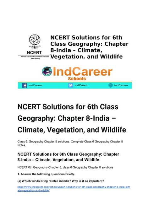 Agriculture Pdf Notes Ncert Solutions For Th Class Geography