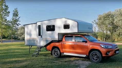 Amazing Bed Mounted Camper Transforms Into Much Larger Space Ford Trucks