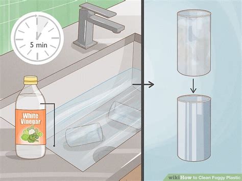how to clean foggy plastic