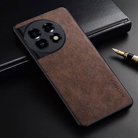 Rouge Oneplus Coque De Luxe En Cuir Pu Pour Oneplus Tui De