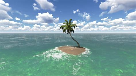 Stock Video Of Desert Island In The Ocean 4898036 Shutterstock